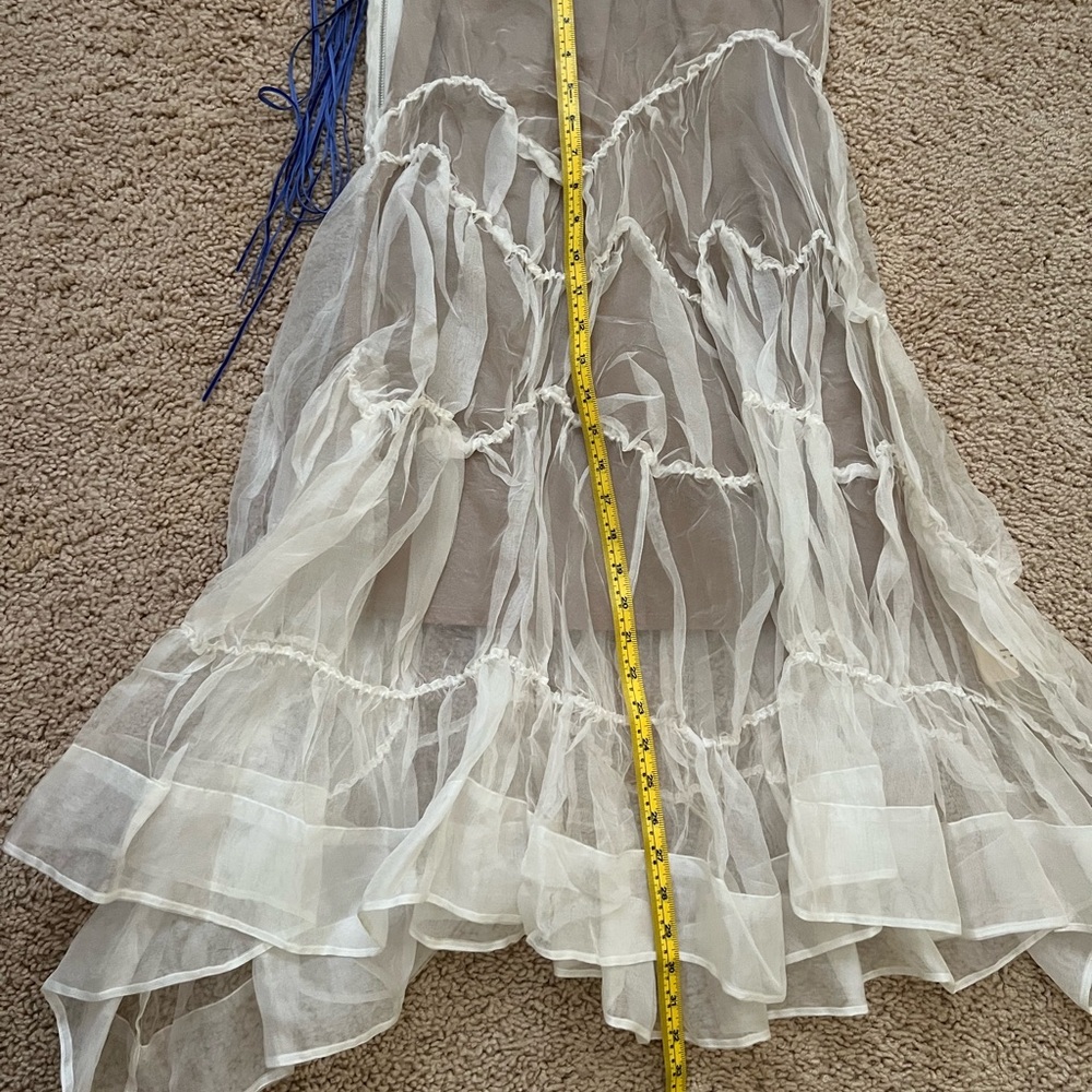 Märchen Silk Tiered Asymmetrical Skirt - Picture 8 of 13